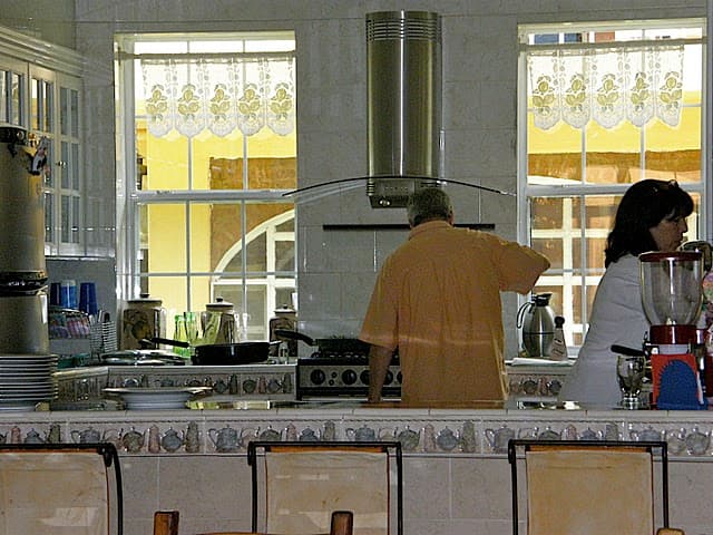 Gourmet kitchen at the Habla Hispana Residence, available to all guests