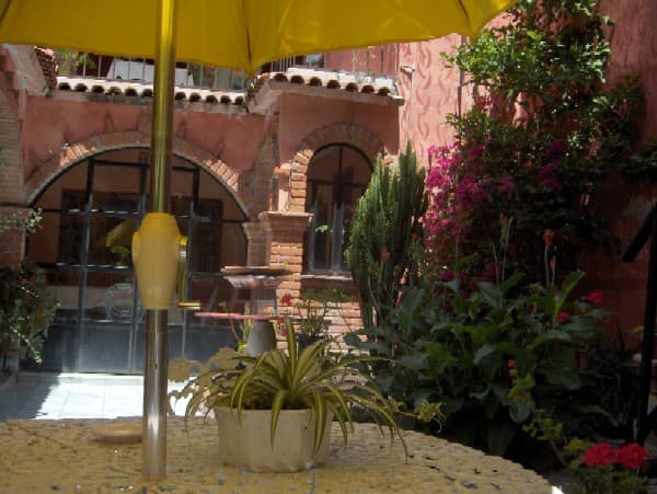 Bright colors are a common feature of a Mexican home