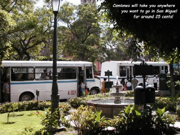 San Miguel de Allende is a small city where you can walk anywhere in downtown in minutes